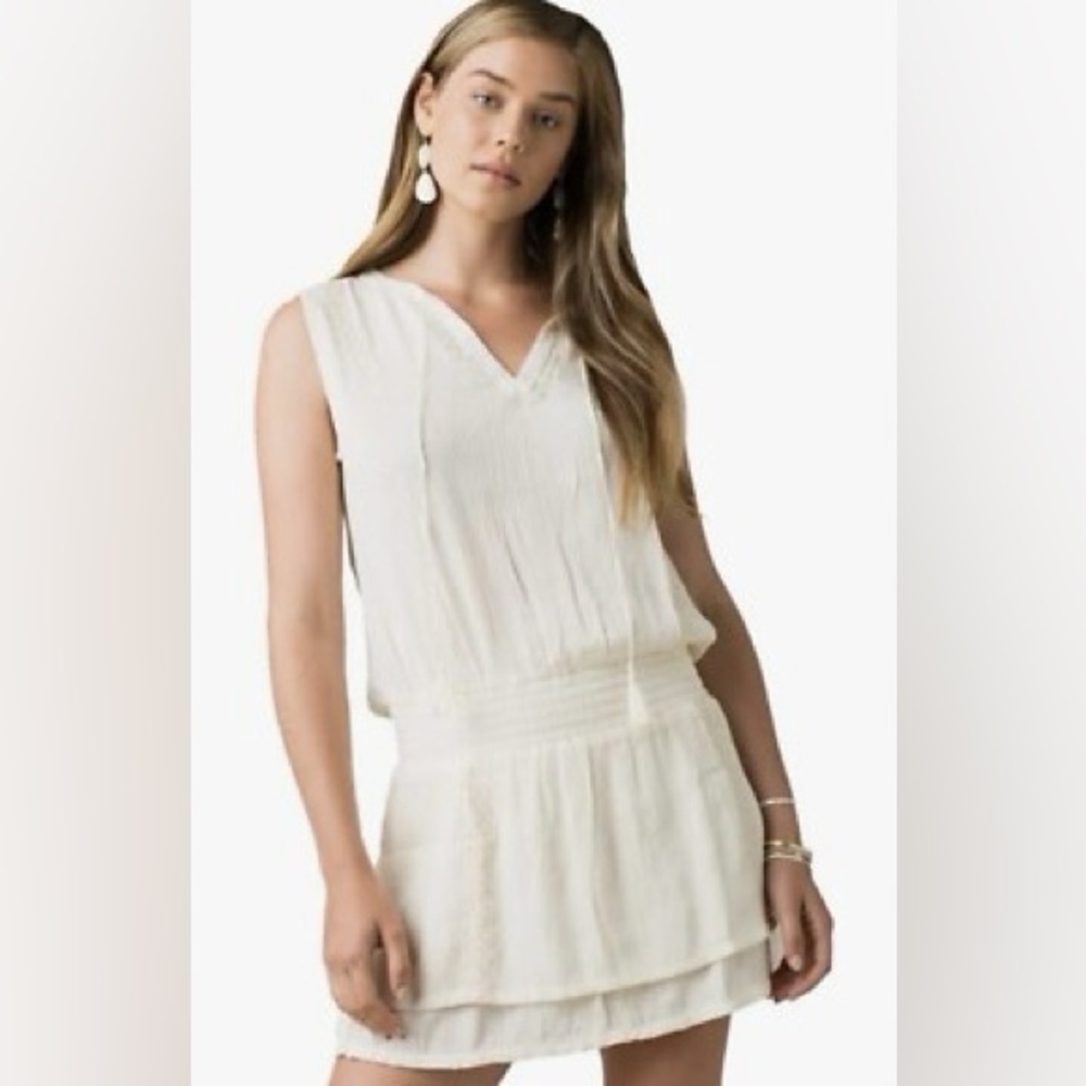 Prana Cream Mini Dress